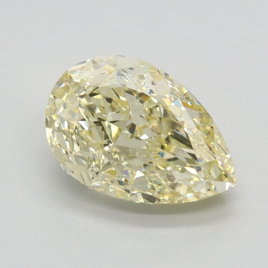 Loose Diamond - PEAR 1.53ct Fancy Intense Yellow VVS2: Loose Diamond - PEAR 1.53ct Fancy Intense Yellow VVS2 Source: This is a real non-mined Diamond that has been grown in a lab Shape: PEAR Carats: 1.53 Color: Fancy Intense Yellow Certification: IGI Vide