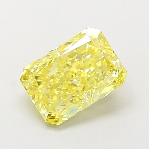 Loose Diamond - RADIANT 2.09ct Fancy Vivid Yellow VVS2: Loose Diamond - RADIANT 2.09ct Fancy Vivid Yellow VVS2 Source: This is a real non-mined Diamond that has been grown in a lab Shape: RADIANT Carats: 2.09 Color: Fancy Vivid Yellow Certification: IGI Vi