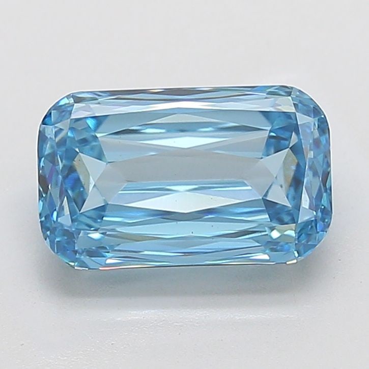 Loose Diamond - CUSHION MODIFIED 4.56ct Fancy Vivid Blue VS2: Loose Diamond - CUSHION MODIFIED 4.56ct Fancy Vivid Blue VS2 Source: This is a real non-mined Diamond that has been grown in a lab Shape: CUSHION MODIFIED Carats: 4.56 Color: Fancy Vivid Blue Certific