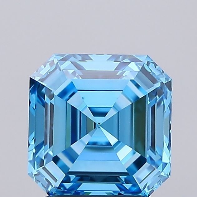 Loose Diamond - ASSCHER 2.03ct Fancy Vivid Blue VS1: Loose Diamond - ASSCHER 2.03ct Fancy Vivid Blue VS1 Source: This is a real non-mined Diamond that has been grown in a lab Shape: ASSCHER Carats: 2.03 Color: Fancy Vivid Blue Certification: IGI Video: