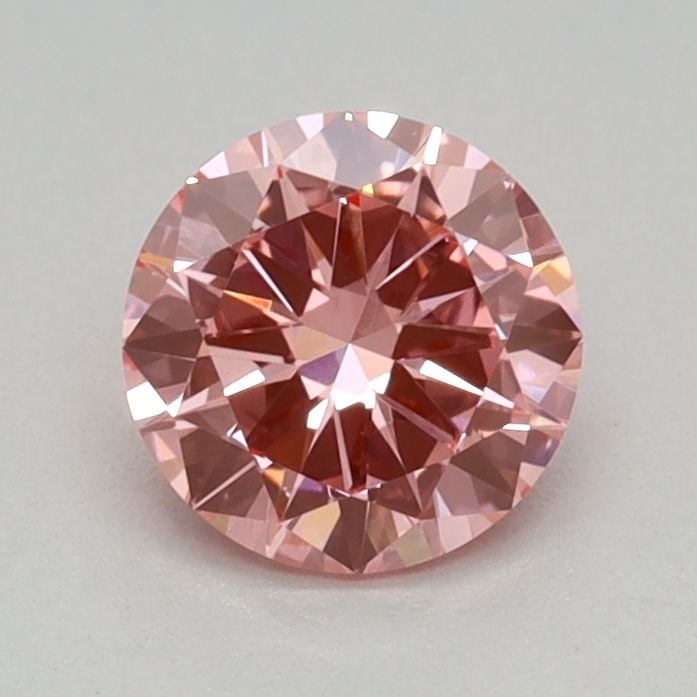 Loose Diamond - ROUND 0.42ct Fancy Vivid Pink VVS2: Loose Diamond - ROUND 0.42ct Fancy Vivid Pink VVS2 Source: This is a real non-mined Diamond that has been grown in a lab Shape: ROUND Carats: 0.42 Color: Fancy Vivid Pink Certification: IGI Video: