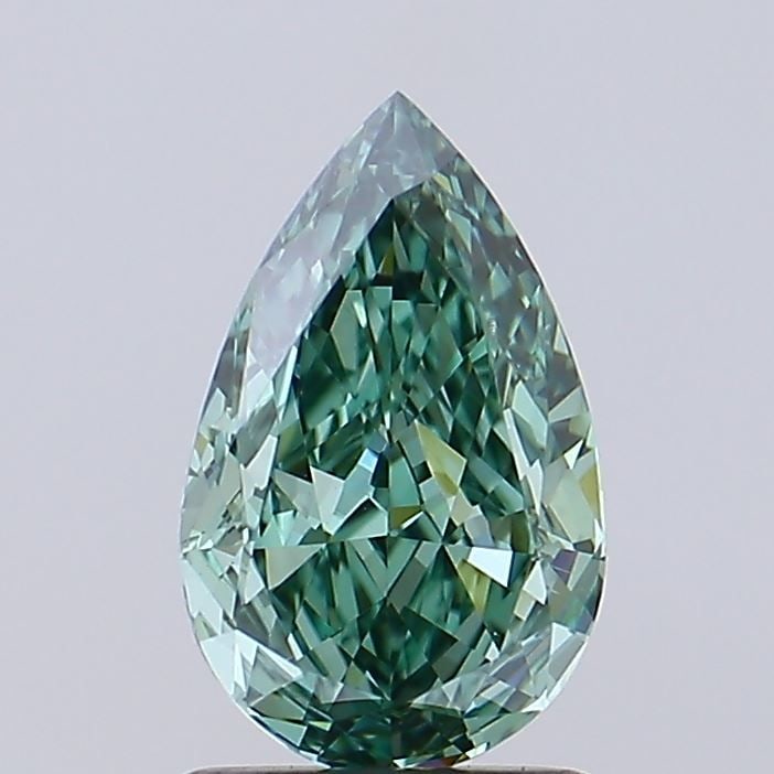 Loose Diamond - PEAR 1.41ct Fancy Vivid Green VS1 (1 of 1)