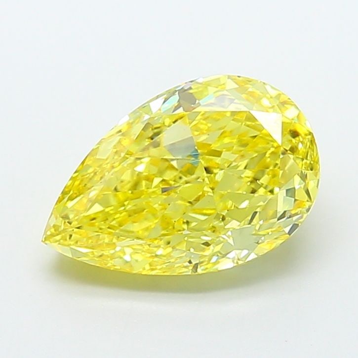 Loose Diamond - PEAR 5.0ct Fancy Vivid Yellow VS2: Loose Diamond - PEAR 5.0ct Fancy Vivid Yellow VS2 Source: This is a real non-mined Diamond that has been grown in a lab Shape: PEAR Carats: 5.0 Color: Fancy Vivid Yellow Certification: IGI Video: