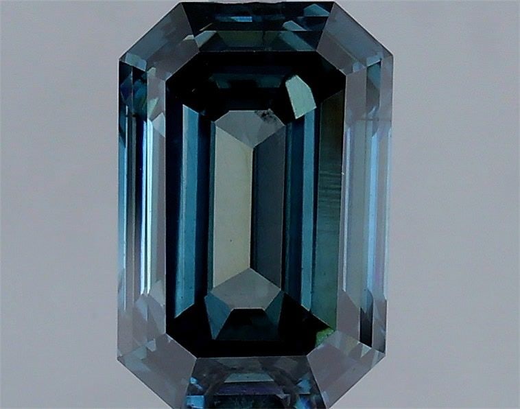 Loose Diamond - EMERALD 1.37ct Fancy Deep Green Blue SI1: Loose Diamond - EMERALD 1.37ct Fancy Deep Green Blue SI1 Source: This is a real non-mined Diamond that has been grown in a lab Shape: EMERALD Carats: 1.37 Color: Fancy Deep Green Blue Certification: I