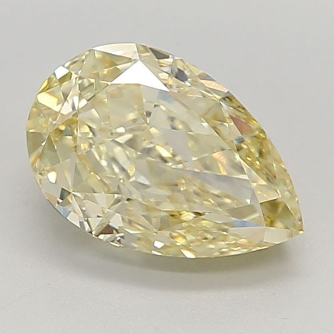 Loose Diamond - PEAR 2.19ct Fancy Intense Yellow VS1: Loose Diamond - PEAR 2.19ct Fancy Intense Yellow VS1 Source: This is a real non-mined Diamond that has been grown in a lab Shape: PEAR Carats: 2.19 Color: Fancy Intense Yellow Certification: IGI Video