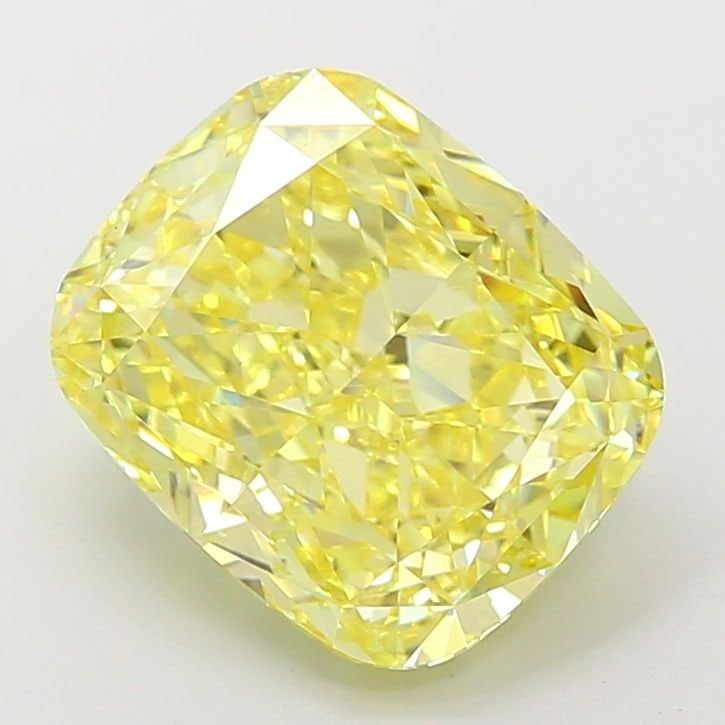 Loose Diamond - CUSHION MODIFIED 6.02ct Fancy Intense Yellow VS2: Loose Diamond - CUSHION MODIFIED 6.02ct Fancy Intense Yellow VS2 Source: This is a real non-mined Diamond that has been grown in a lab Shape: CUSHION MODIFIED Carats: 6.02 Color: Fancy Intense Yellow 
