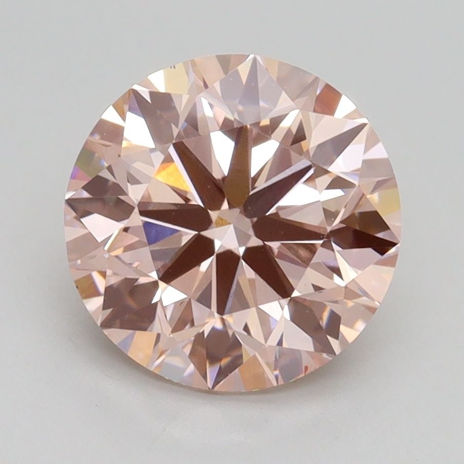 Loose Diamond - ROUND 2.6ct Fancy Intense Pink VS2: Loose Diamond - ROUND 2.6ct Fancy Intense Pink VS2 Source: This is a real non-mined Diamond that has been grown in a lab Shape: ROUND Carats: 2.6 Color: Fancy Intense Pink Certification: IGI Video: