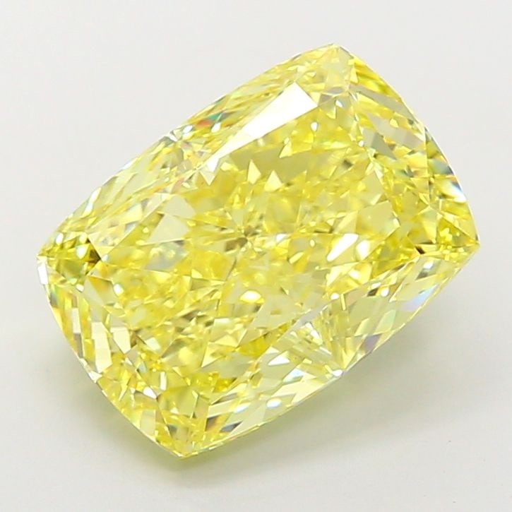 Loose Diamond - CUSHION MODIFIED 8.08ct Fancy Intense Yellow VS1: Loose Diamond - CUSHION MODIFIED 8.08ct Fancy Intense Yellow VS1 Source: This is a real non-mined Diamond that has been grown in a lab Shape: CUSHION MODIFIED Carats: 8.08 Color: Fancy Intense Yellow 