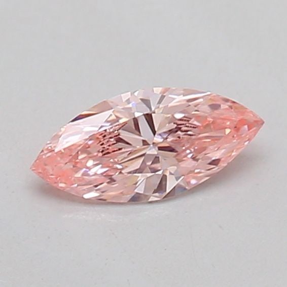 Loose Diamond - MARQUISE 0.17ct Fancy Vivid Pink VS1: Loose Diamond - MARQUISE 0.17ct Fancy Vivid Pink VS1 Source: This is a real non-mined Diamond that has been grown in a lab Shape: MARQUISE Carats: 0.17 Color: Fancy Vivid Pink Certification: IGI Video
