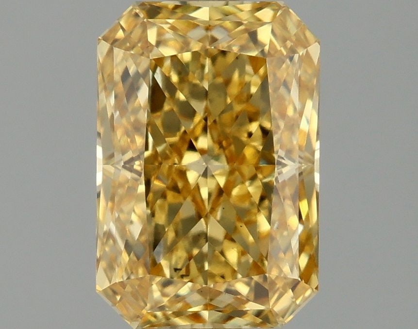 Loose Diamond - RADIANT 1.53ct Fancy Vivid Yellow VS2: Loose Diamond - RADIANT 1.53ct Fancy Vivid Yellow VS2 Source: This is a real non-mined Diamond that has been grown in a lab Shape: RADIANT Carats: 1.53 Color: Fancy Vivid Yellow Certification: IGI Vid
