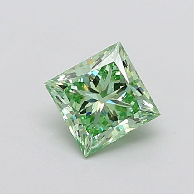 Loose Diamond - PRINCESS 1.5ct Fancy Vivid Green VS1: Loose Diamond - PRINCESS 1.5ct Fancy Vivid Green VS1 Source: This is a real non-mined Diamond that has been grown in a lab Shape: PRINCESS Carats: 1.5 Color: Fancy Vivid Green Certification: IGI Video