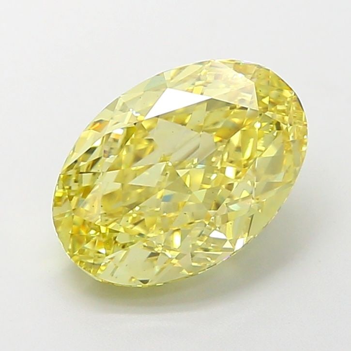 Loose Diamond - OVAL 4.08ct Fancy Intense Yellow VS1: Loose Diamond - OVAL 4.08ct Fancy Intense Yellow VS1 Source: This is a real non-mined Diamond that has been grown in a lab Shape: OVAL Carats: 4.08 Color: Fancy Intense Yellow Certification: IGI Video