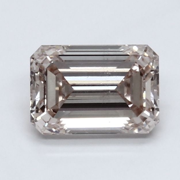 Loose Diamond - EMERALD 1.5ct Fancy Brownish Pink SI1: Loose Diamond - EMERALD 1.5ct Fancy Brownish Pink SI1 Source: This is a real non-mined Diamond that has been grown in a lab Shape: EMERALD Carats: 1.5 Color: Fancy Brownish Pink Certification: IGI Vid