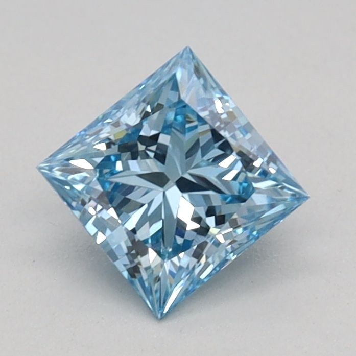 Loose Diamond - PRINCESS 0.54ct Fancy Vivid Blue VS1: Loose Diamond - PRINCESS 0.54ct Fancy Vivid Blue VS1 Source: This is a real non-mined Diamond that has been grown in a lab Shape: PRINCESS Carats: 0.54 Color: Fancy Vivid Blue Certification: IGI Video