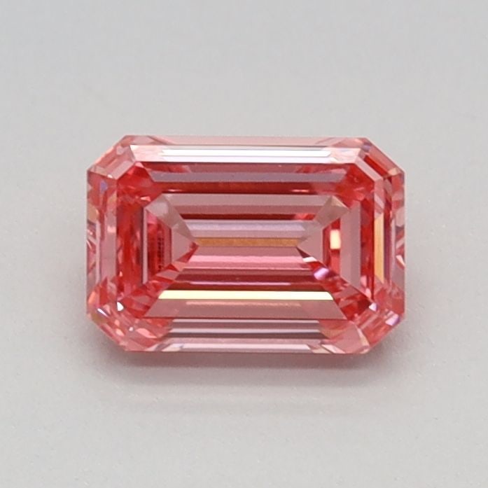 Loose Diamond - EMERALD 0.54ct Fancy Vivid Pink VS1: Loose Diamond - EMERALD 0.54ct Fancy Vivid Pink VS1 Source: This is a real non-mined Diamond that has been grown in a lab Shape: EMERALD Carats: 0.54 Color: Fancy Vivid Pink Certification: IGI Video: