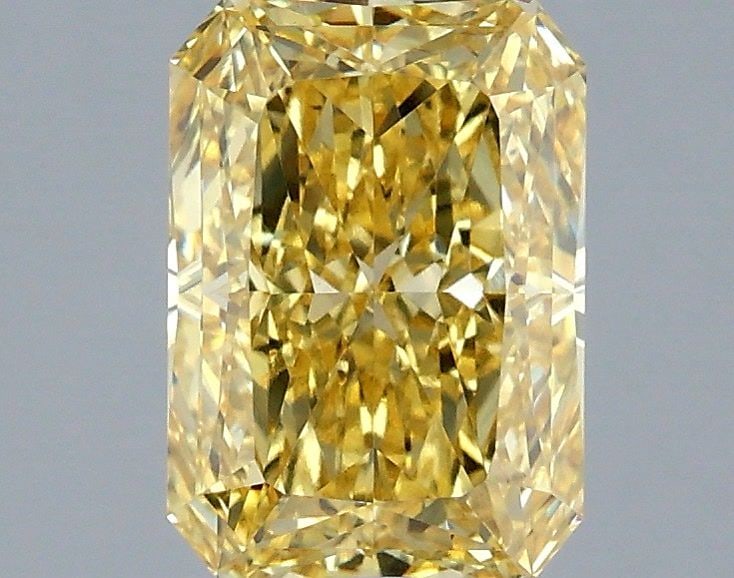 Loose Diamond - RADIANT 2.08ct Fancy Vivid Yellow VS1: Loose Diamond - RADIANT 2.08ct Fancy Vivid Yellow VS1 Source: This is a real non-mined Diamond that has been grown in a lab Shape: RADIANT Carats: 2.08 Color: Fancy Vivid Yellow Certification: IGI Vid