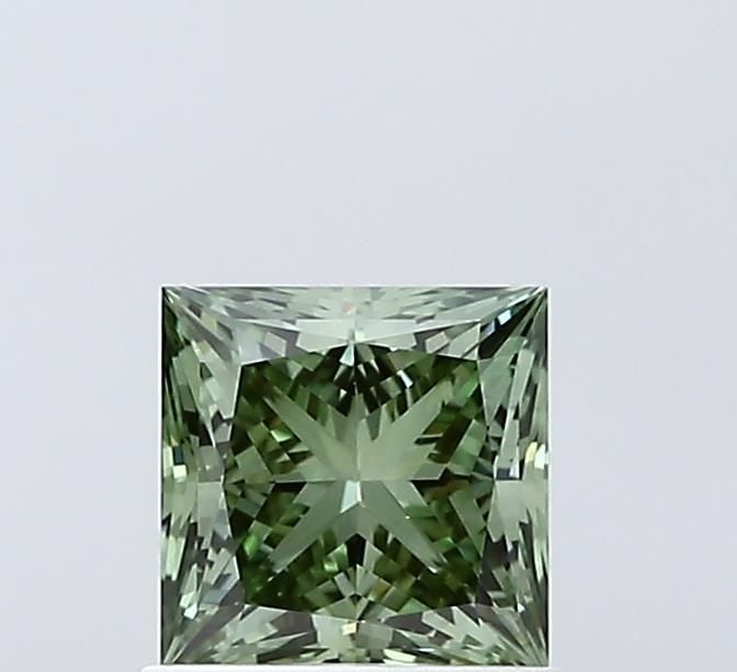 Loose Diamond - PRINCESS 1.01ct Fancy Vivid Green VS1: Loose Diamond - PRINCESS 1.01ct Fancy Vivid Green VS1 Source: This is a real non-mined Diamond that has been grown in a lab Shape: PRINCESS Carats: 1.01 Color: Fancy Vivid Green Certification: IGI Vid