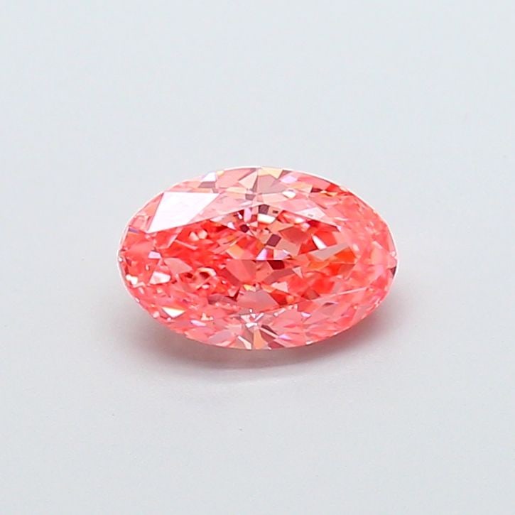 Loose Diamond - OVAL 1.01ct Fancy Vivid Pink VS1: Loose Diamond - OVAL 1.01ct Fancy Vivid Pink VS1 Source: This is a real non-mined Diamond that has been grown in a lab Shape: OVAL Carats: 1.01 Color: Fancy Vivid Pink Certification: IGI Video: