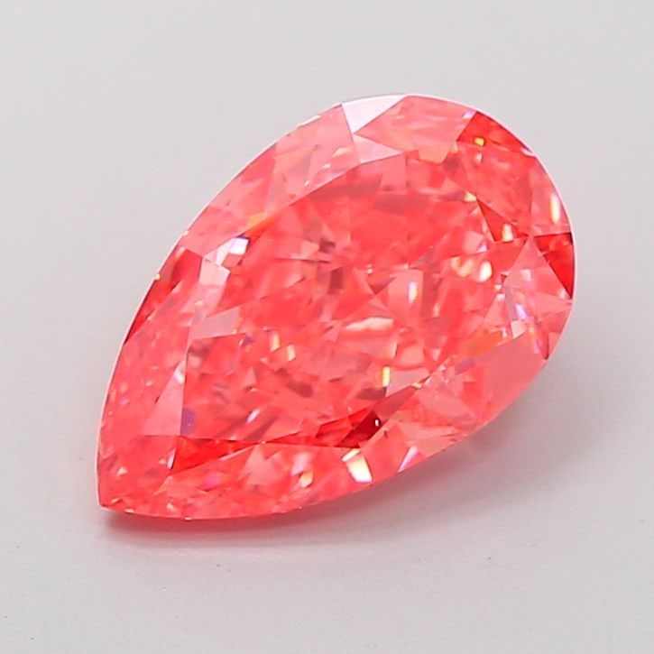 Loose Diamond - PEAR 3.08ct Fancy Vivid Pink VS2 (1 of 1)