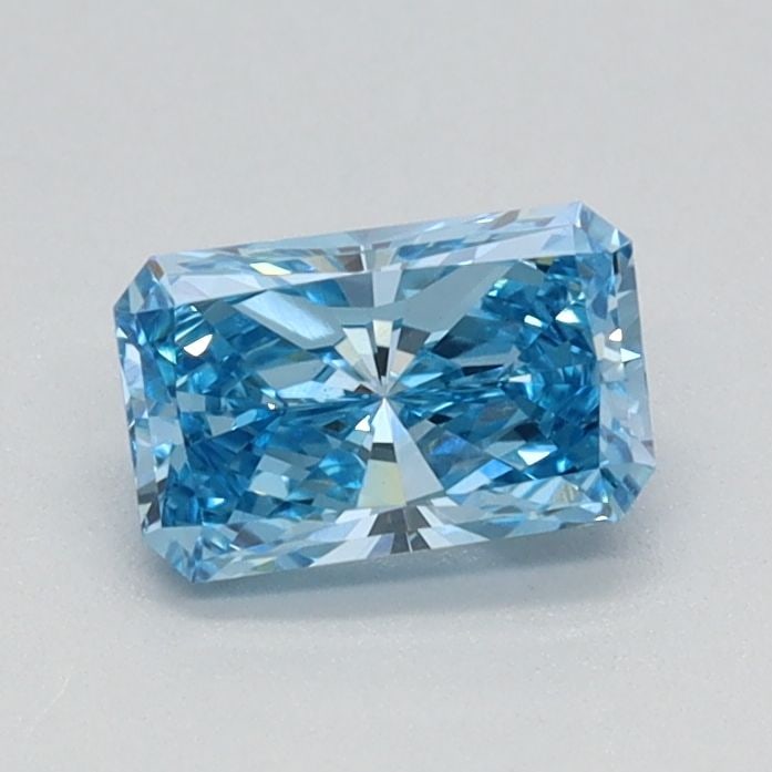 Loose Diamond - RADIANT 0.53ct Fancy Vivid Blue VS1: Loose Diamond - RADIANT 0.53ct Fancy Vivid Blue VS1 Source: This is a real non-mined Diamond that has been grown in a lab Shape: RADIANT Carats: 0.53 Color: Fancy Vivid Blue Certification: IGI Video: