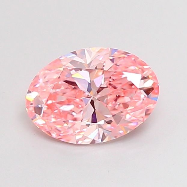 Loose Diamond - OVAL 1.54ct Fancy Vivid Pink VS1: Loose Diamond - OVAL 1.54ct Fancy Vivid Pink VS1 Source: This is a real non-mined Diamond that has been grown in a lab Shape: OVAL Carats: 1.54 Color: Fancy Vivid Pink Certification: IGI Video: