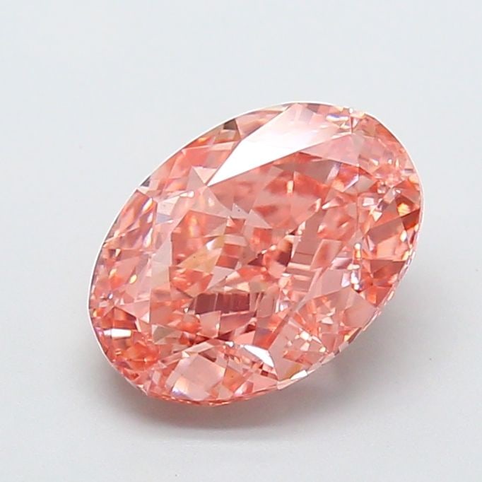 Loose Diamond - OVAL 3.03ct Fancy Vivid Pink VS1: Loose Diamond - OVAL 3.03ct Fancy Vivid Pink VS1 Source: This is a real non-mined Diamond that has been grown in a lab Shape: OVAL Carats: 3.03 Color: Fancy Vivid Pink Certification: IGI Video: