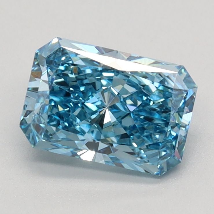 Loose Diamond - RADIANT 1.03ct Fancy Vivid Blue VS1: Loose Diamond - RADIANT 1.03ct Fancy Vivid Blue VS1 Source: This is a real non-mined Diamond that has been grown in a lab Shape: RADIANT Carats: 1.03 Color: Fancy Vivid Blue Certification: IGI Video: