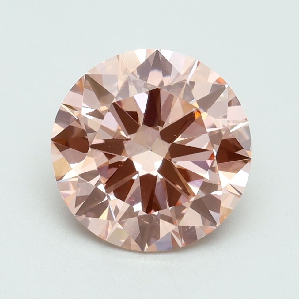 Loose Diamond - ROUND 2.5ct Fancy Intense Pink VS1: Loose Diamond - ROUND 2.5ct Fancy Intense Pink VS1 Source: This is a real non-mined Diamond that has been grown in a lab Shape: ROUND Carats: 2.5 Color: Fancy Intense Pink Certification: IGI Video: