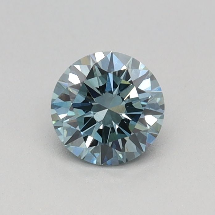 Loose Diamond - ROUND 0.31ct Fancy Intense Greenish Blue VVS2: Loose Diamond - ROUND 0.31ct Fancy Intense Greenish Blue VVS2 Source: This is a real non-mined Diamond that has been grown in a lab Shape: ROUND Carats: 0.31 Color: Fancy Intense Greenish Blue Certifi