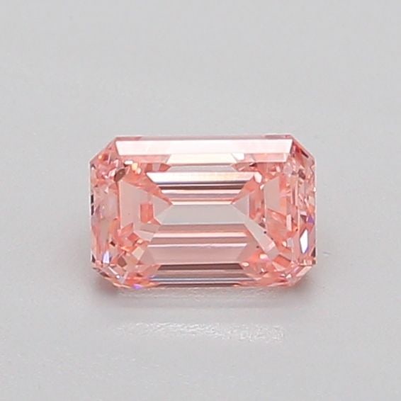 Loose Diamond - EMERALD 0.55ct Fancy Intense Pink VS2: Loose Diamond - EMERALD 0.55ct Fancy Intense Pink VS2 Source: This is a real non-mined Diamond that has been grown in a lab Shape: EMERALD Carats: 0.55 Color: Fancy Intense Pink Certification: IGI Vid