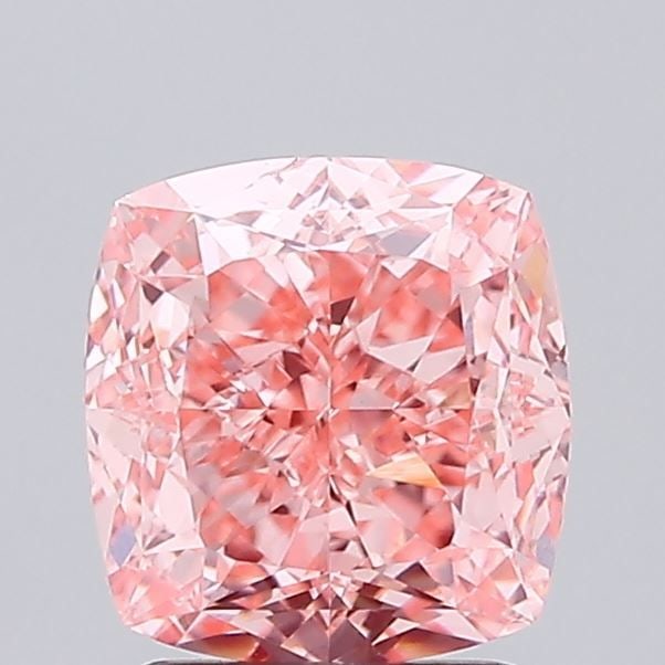 Loose Diamond - CUSHION MODIFIED 2.05ct Fancy Vivid Pink VS2: Loose Diamond - CUSHION MODIFIED 2.05ct Fancy Vivid Pink VS2 Source: This is a real non-mined Diamond that has been grown in a lab Shape: CUSHION MODIFIED Carats: 2.05 Color: Fancy Vivid Pink Certific