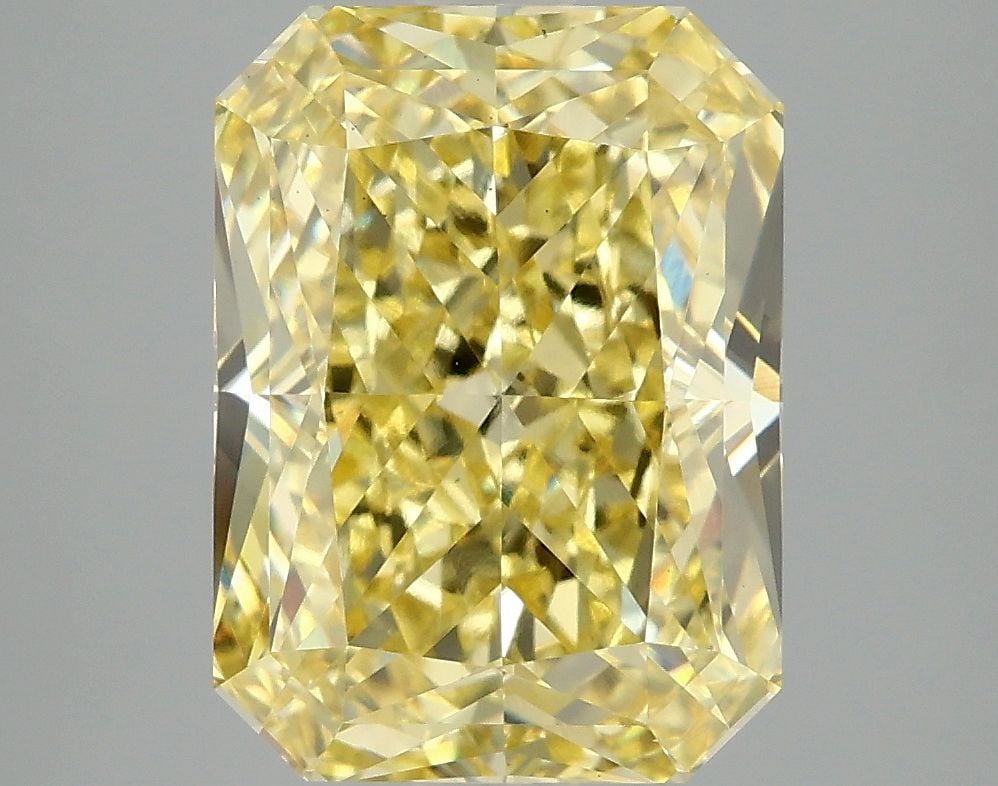 Loose Diamond - RADIANT 5.1ct Fancy Vivid Yellow VS2: Loose Diamond - RADIANT 5.1ct Fancy Vivid Yellow VS2 Source: This is a real non-mined Diamond that has been grown in a lab Shape: RADIANT Carats: 5.1 Color: Fancy Vivid Yellow Certification: IGI Video