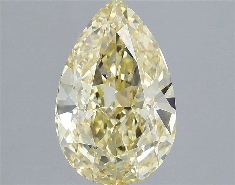 Loose Diamond - PEAR 2.01ct Fancy Yellow VS1: Loose Diamond - PEAR 2.01ct Fancy Yellow VS1 Source: This is a real non-mined Diamond that has been grown in a lab Shape: PEAR Carats: 2.01 Color: Fancy Yellow Certification: IGI Video: