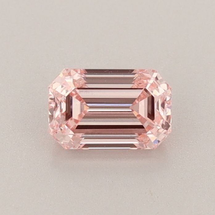 Loose Diamond - EMERALD 0.63ct Fancy Intense Pink VS2: Loose Diamond - EMERALD 0.63ct Fancy Intense Pink VS2 Source: This is a real non-mined Diamond that has been grown in a lab Shape: EMERALD Carats: 0.63 Color: Fancy Intense Pink Certification: IGI Vid