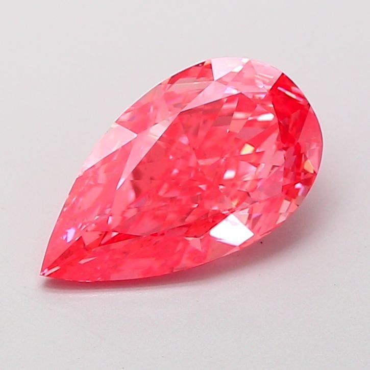 Loose Diamond - PEAR 1.74ct Fancy Vivid Pink VS2: Loose Diamond - PEAR 1.74ct Fancy Vivid Pink VS2 Source: This is a real non-mined Diamond that has been grown in a lab Shape: PEAR Carats: 1.74 Color: Fancy Vivid Pink Certification: IGI Video: