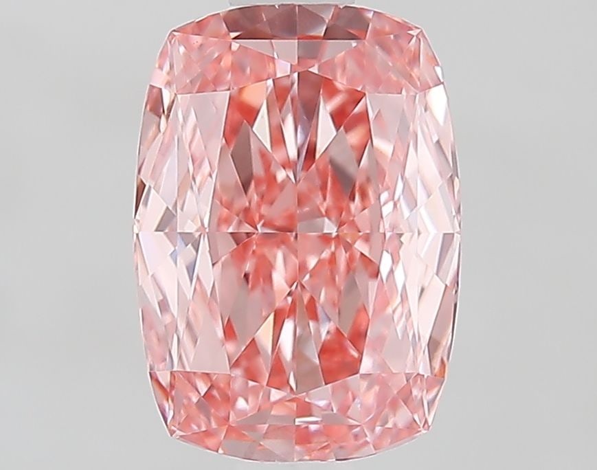 Loose Diamond - CUSHION MODIFIED 1.57ct Fancy Vivid Pink VVS2: Loose Diamond - CUSHION MODIFIED 1.57ct Fancy Vivid Pink VVS2 Source: This is a real non-mined Diamond that has been grown in a lab Shape: CUSHION MODIFIED Carats: 1.57 Color: Fancy Vivid Pink Certifi