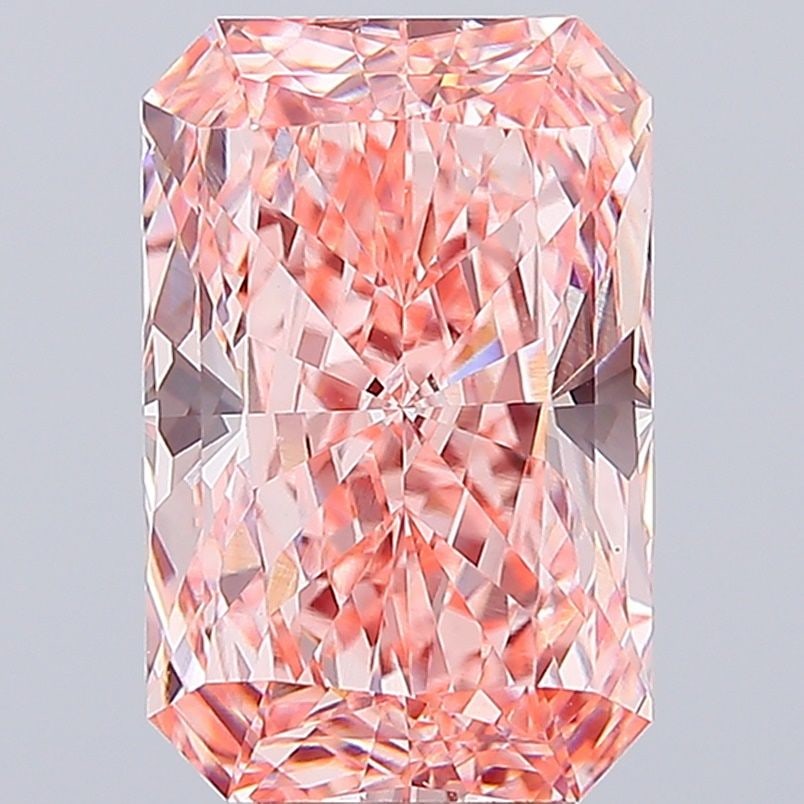 Loose Diamond - RADIANT 7.01ct Fancy Vivid Pink VS1: Loose Diamond - RADIANT 7.01ct Fancy Vivid Pink VS1 Source: This is a real non-mined Diamond that has been grown in a lab Shape: RADIANT Carats: 7.01 Color: Fancy Vivid Pink Certification: IGI Video: