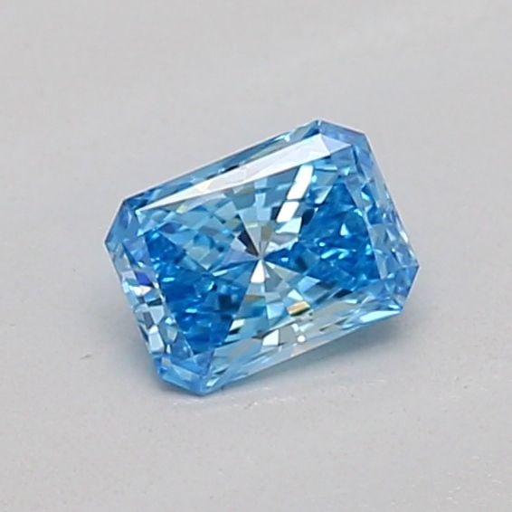 Loose Diamond - RADIANT 0.19ct Fancy Vivid Blue VVS2: Loose Diamond - RADIANT 0.19ct Fancy Vivid Blue VVS2 Source: This is a real non-mined Diamond that has been grown in a lab Shape: RADIANT Carats: 0.19 Color: Fancy Vivid Blue Certification: IGI Video: