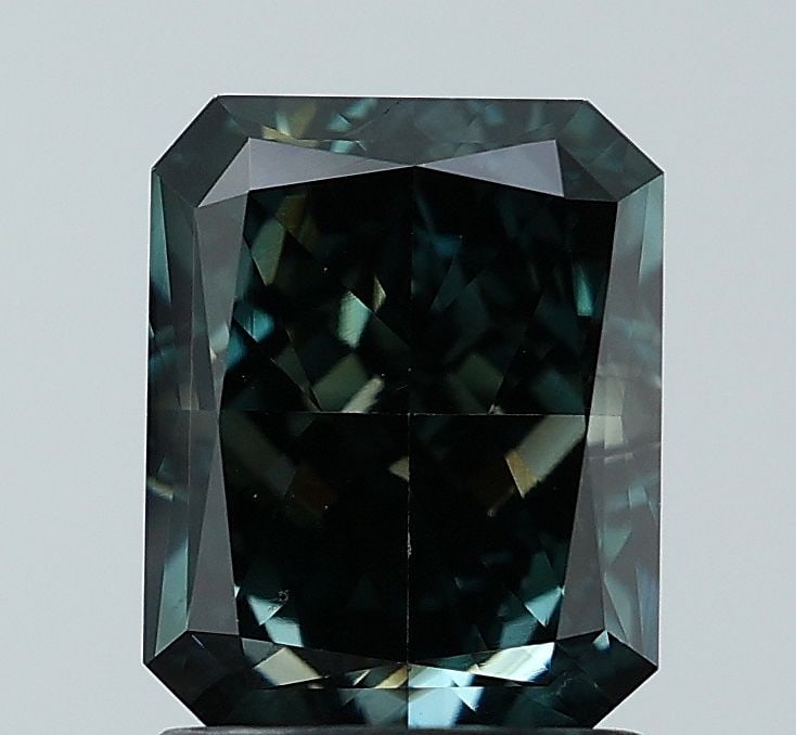 Loose Diamond - RADIANT 2.01ct Fancy Vivid Blue VS1: Loose Diamond - RADIANT 2.01ct Fancy Vivid Blue VS1 Source: This is a real non-mined Diamond that has been grown in a lab Shape: RADIANT Carats: 2.01 Color: Fancy Vivid Blue Certification: NONE Video: