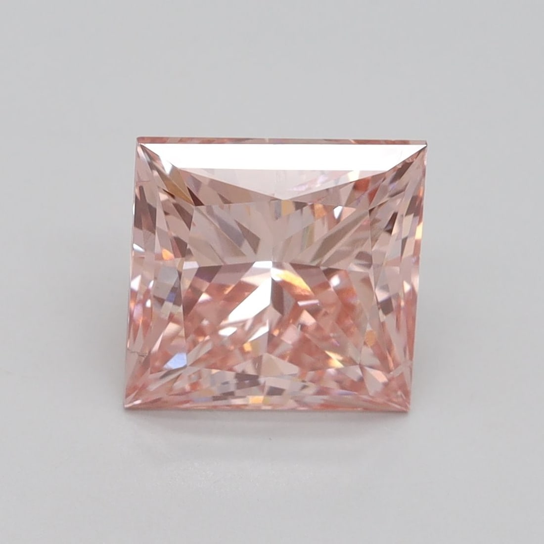 Loose Diamond - PRINCESS 3.1ct Fancy Intense Pink SI1: Loose Diamond - PRINCESS 3.1ct Fancy Intense Pink SI1 Source: This is a real non-mined Diamond that has been grown in a lab Shape: PRINCESS Carats: 3.1 Color: Fancy Intense Pink Certification: IGI Vid