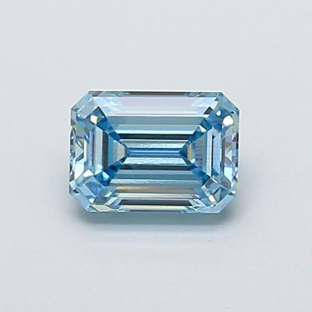 Loose Diamond - EMERALD 1.01ct Fancy Vivid Blue VVS2: Loose Diamond - EMERALD 1.01ct Fancy Vivid Blue VVS2 Source: This is a real non-mined Diamond that has been grown in a lab Shape: EMERALD Carats: 1.01 Color: Fancy Vivid Blue Certification: IGI Video:
