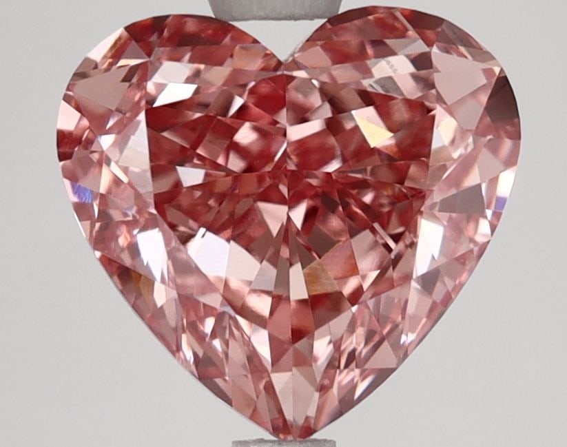 Loose Diamond - HEART 3.14ct Fancy Vivid Pink VVS2 (1 of 1)