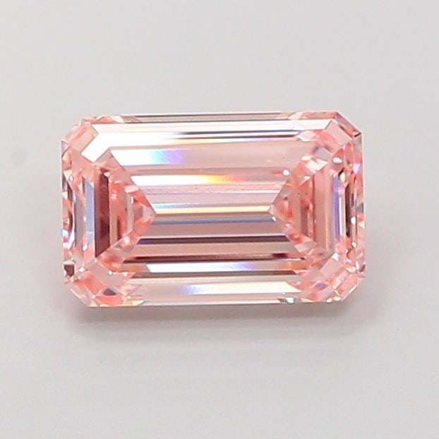 Loose Diamond - EMERALD 3.03ct Fancy Intense Pink VS1: Loose Diamond - EMERALD 3.03ct Fancy Intense Pink VS1 Source: This is a real non-mined Diamond that has been grown in a lab Shape: EMERALD Carats: 3.03 Color: Fancy Intense Pink Certification: IGI Vid