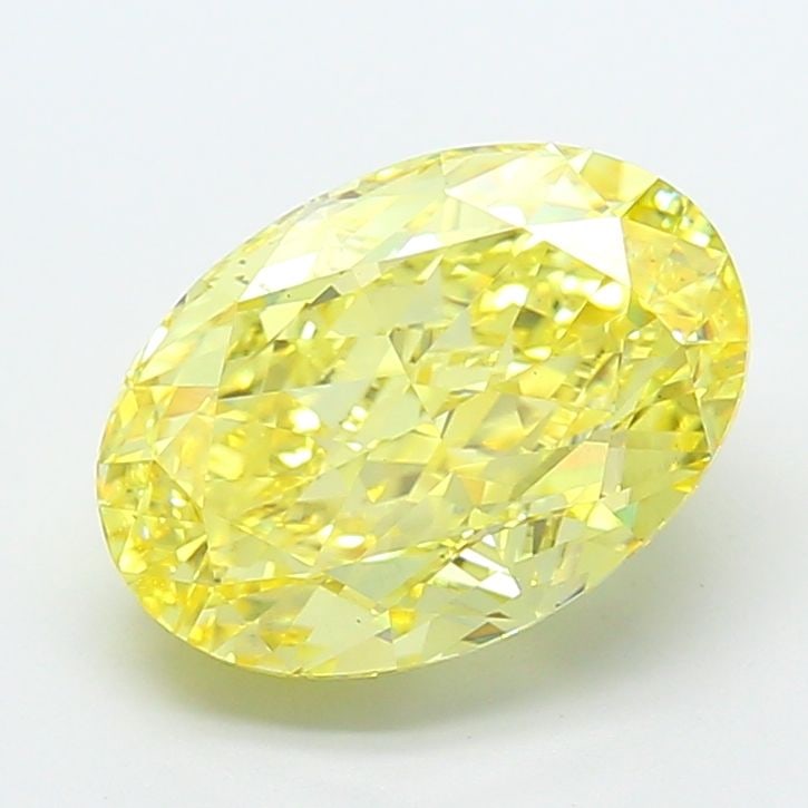 Loose Diamond - OVAL 4.76ct Fancy Intense Yellow VS2: Loose Diamond - OVAL 4.76ct Fancy Intense Yellow VS2 Source: This is a real non-mined Diamond that has been grown in a lab Shape: OVAL Carats: 4.76 Color: Fancy Intense Yellow Certification: IGI Video