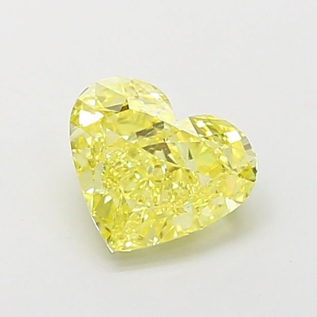 Loose Diamond - HEART 2.07ct Fancy Intense Yellow VS1: Loose Diamond - HEART 2.07ct Fancy Intense Yellow VS1 Source: This is a real non-mined Diamond that has been grown in a lab Shape: HEART Carats: 2.07 Color: Fancy Intense Yellow Certification: IGI Vid