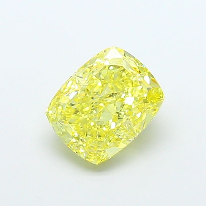 Loose Diamond - CUSHION MODIFIED 3.03ct Fancy Intense Yellow VS2: Loose Diamond - CUSHION MODIFIED 3.03ct Fancy Intense Yellow VS2 Source: This is a real non-mined Diamond that has been grown in a lab Shape: CUSHION MODIFIED Carats: 3.03 Color: Fancy Intense Yellow 