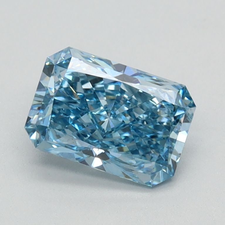 Loose Diamond - RADIANT 0.9ct Fancy Vivid Blue VS1: Loose Diamond - RADIANT 0.9ct Fancy Vivid Blue VS1 Source: This is a real non-mined Diamond that has been grown in a lab Shape: RADIANT Carats: 0.9 Color: Fancy Vivid Blue Certification: IGI Video: