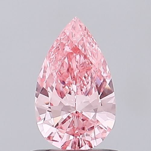 Loose Diamond - PEAR 0.65ct Fancy Vivid Pink VS1: Loose Diamond - PEAR 0.65ct Fancy Vivid Pink VS1 Source: This is a real non-mined Diamond that has been grown in a lab Shape: PEAR Carats: 0.65 Color: Fancy Vivid Pink Certification: IGI Video: