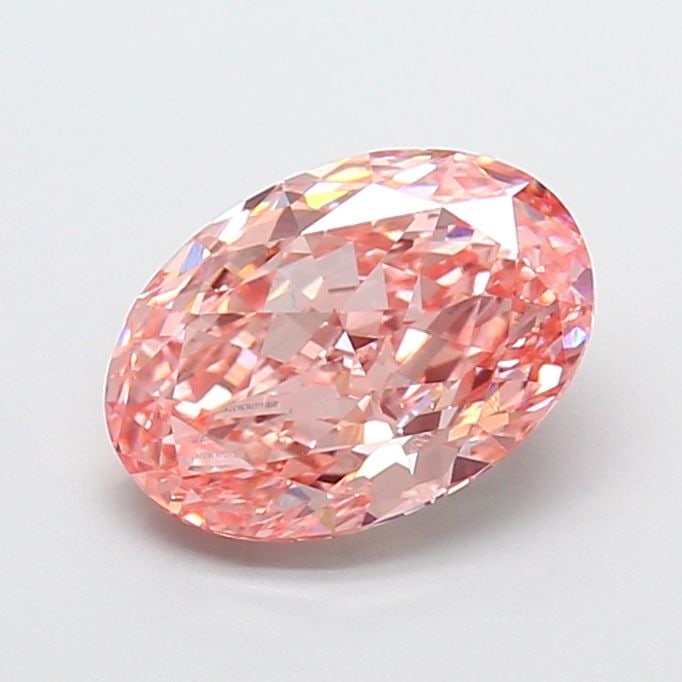Loose Diamond - OVAL 2.6ct Fancy Vivid Pink VS2: Loose Diamond - OVAL 2.6ct Fancy Vivid Pink VS2 Source: This is a real non-mined Diamond that has been grown in a lab Shape: OVAL Carats: 2.6 Color: Fancy Vivid Pink Certification: IGI Video: