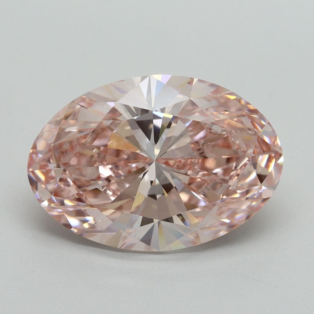 Loose Diamond - OVAL 8.48ct Fancy Intense Pink VS1: Loose Diamond - OVAL 8.48ct Fancy Intense Pink VS1 Source: This is a real non-mined Diamond that has been grown in a lab Shape: OVAL Carats: 8.48 Color: Fancy Intense Pink Certification: IGI Video: